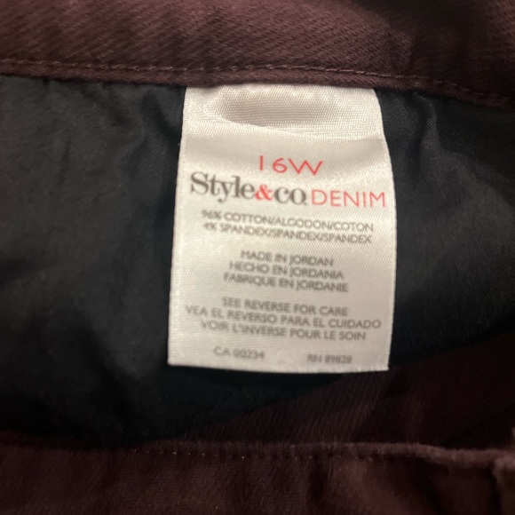 Three Piece Outfit XL
Old Navy Khaki Jacket, Rust Top and Atyle & Co Jeggings. - Picture 8 of 8